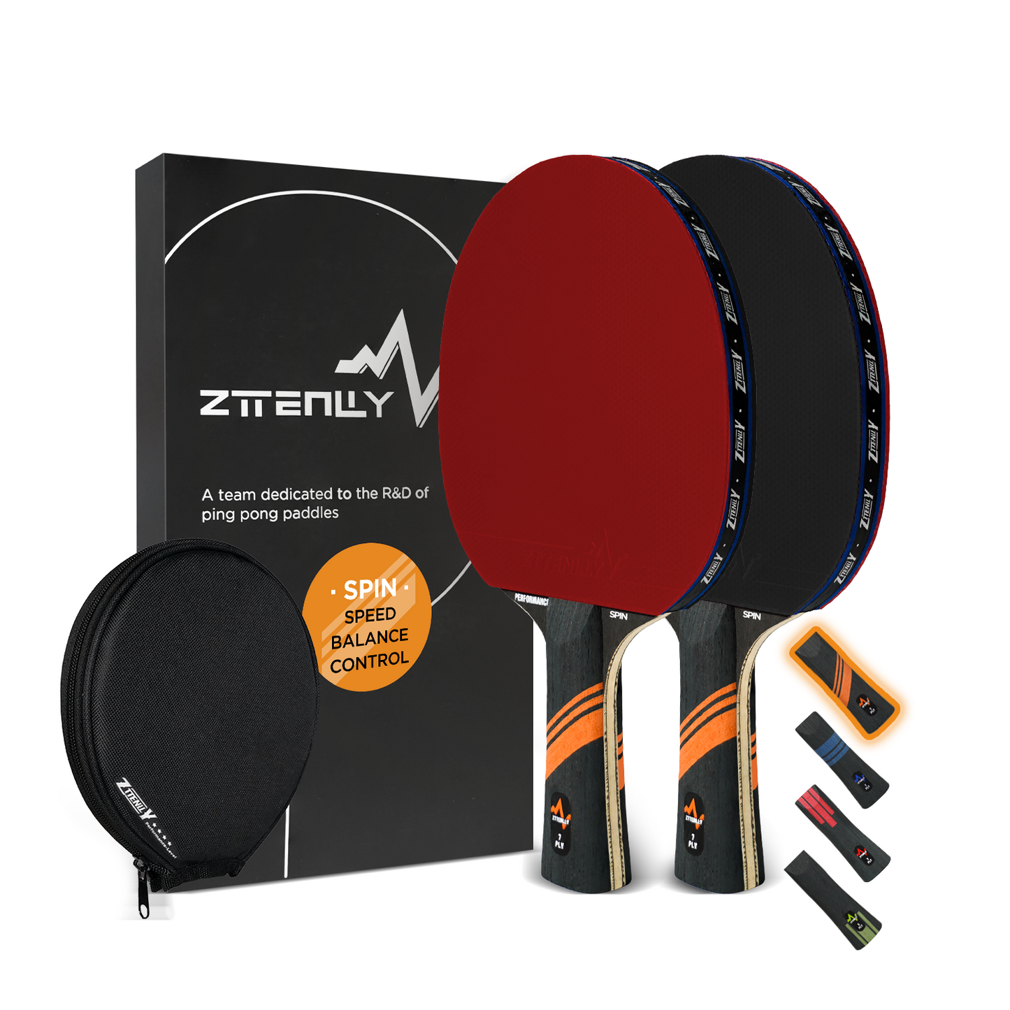 ZTTEN  Ping Pong Racket, Spin