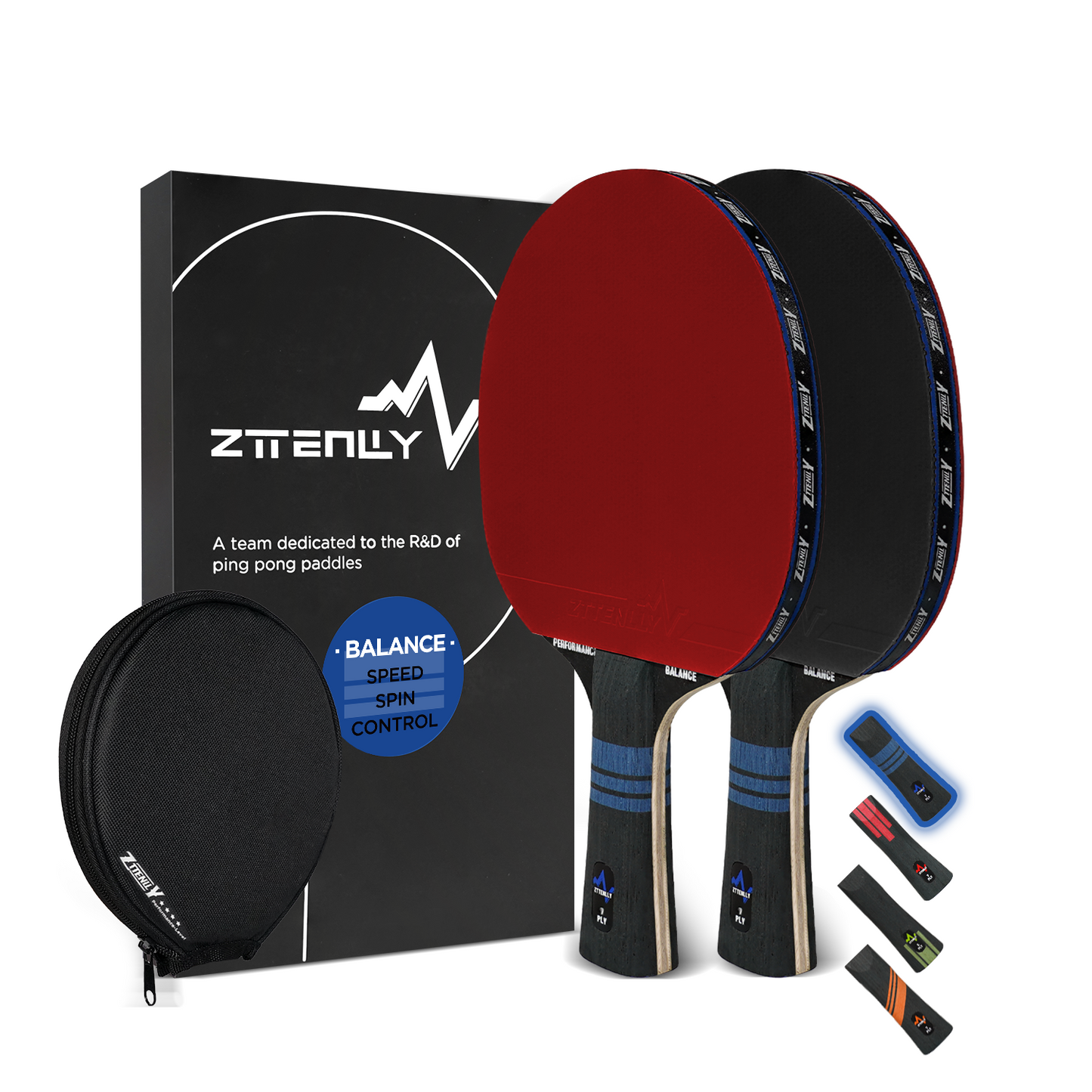 ZTTEN  Ping Pong Racket, Balance