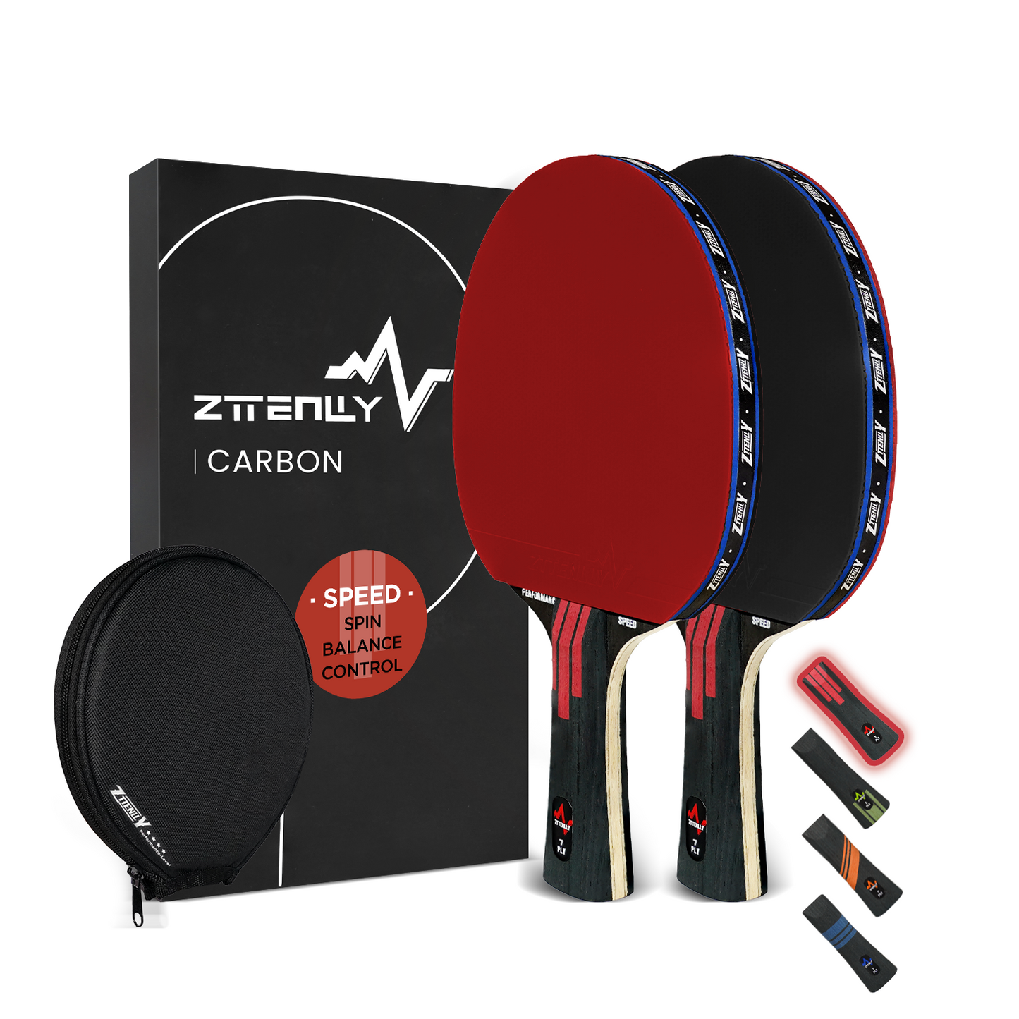 ZTTEN Ping Pong Racket, Speed