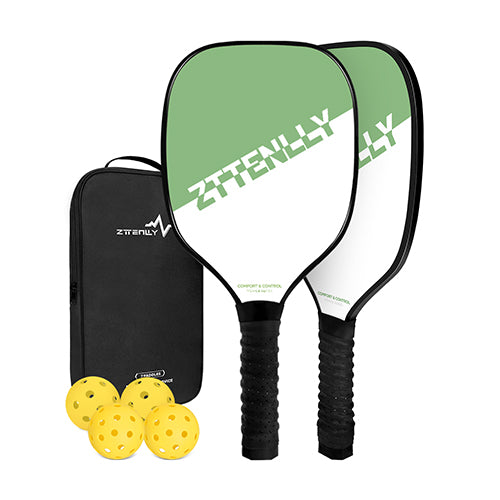 ZTTEN Pickle Paddles Set fot Novice, White & Green