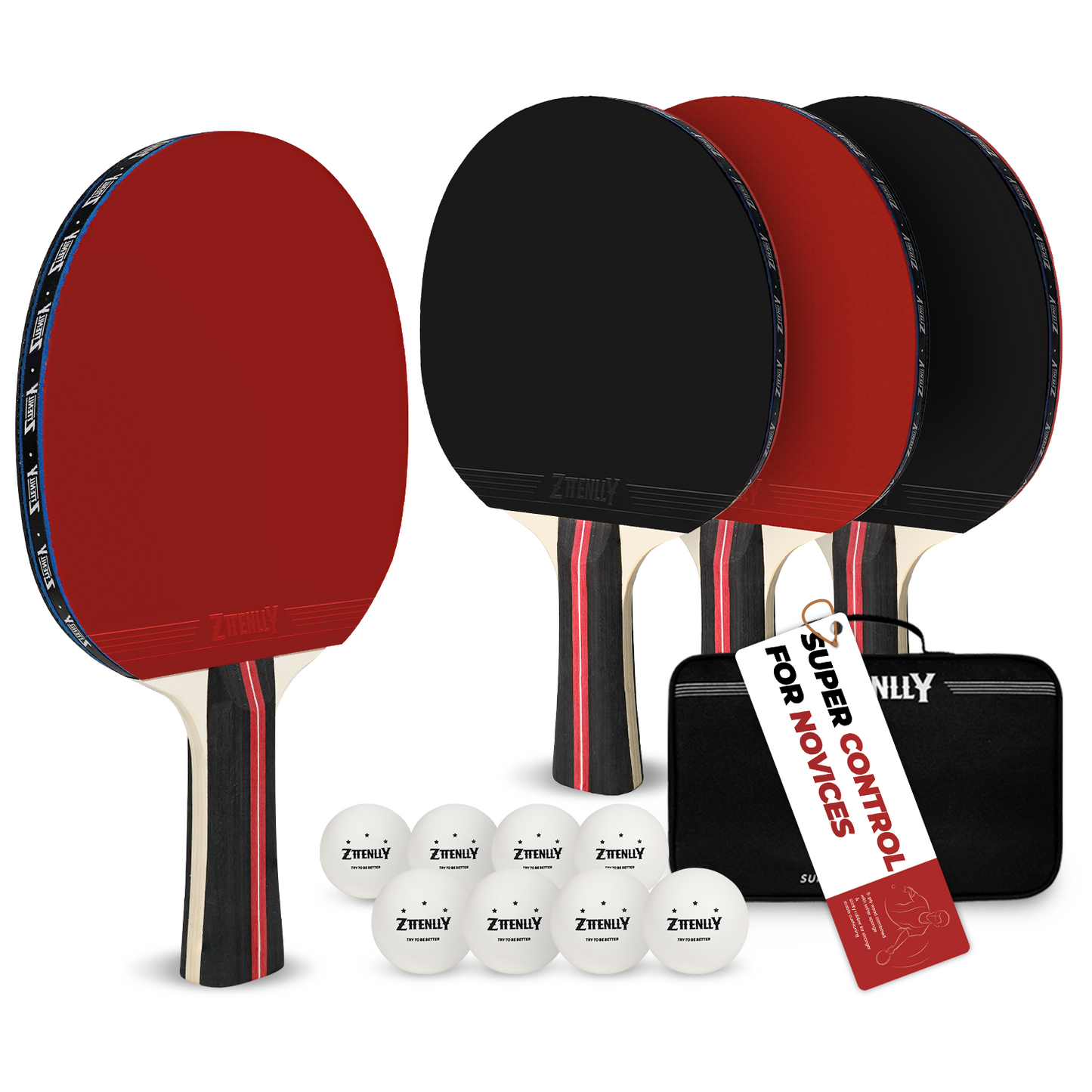 ZTTEN Novice Ping Pong Paddles Set